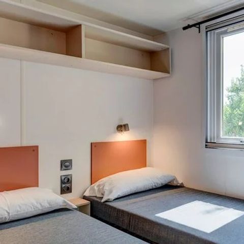 MOBILHOME 6 personnes - Comfort XL | 3 Ch. | 6 Pers. | Terrasse surélevée | Clim. | TV