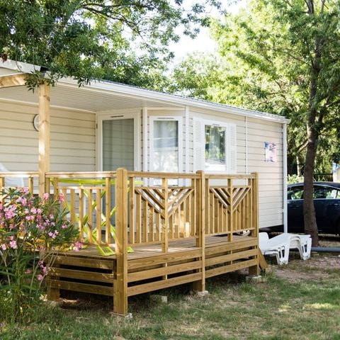 Stacaravan 6 personen - Mobile-home | Comfort | 2 Slaapkamers | 4/6 Personen | Single Terras | 1 Badkamer