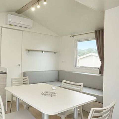 MOBILHOME 6 personas - Confort | 3 Dormitorios | 6 Pers | Terraza elevada | Aire acondicionado