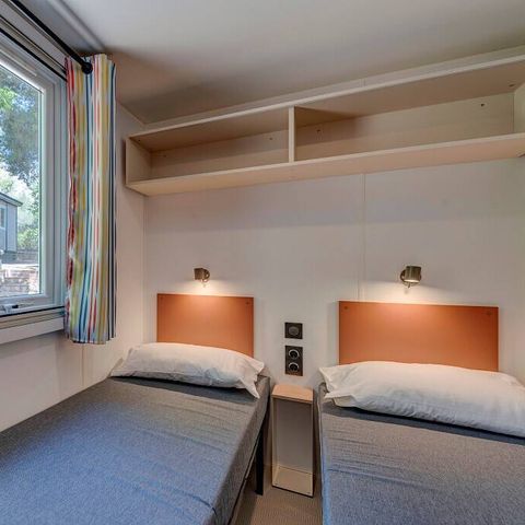 MOBILE HOME 6 people - Mobile-home | Comfort | 2 Bedrooms | 4/6 Pers. | Raised terrace | Air conditioning | TV