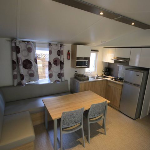 Mobile home 6 persons - Mobile-home | Comfort | 3 Bedrooms | 6 Pers. | Raised terrace