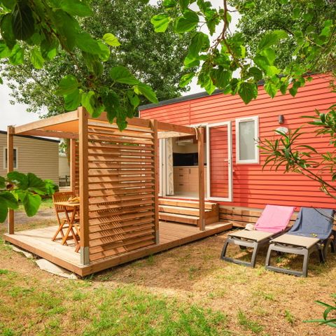 Mobile home 4 persons - Mobile home | Comfort | 2 Bedrooms | 4 Pers | Single terrace | Air conditioning | TV