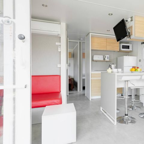 Mobile home 4 persons - Mobile home | Comfort | 2 Bedrooms | 4 Pers | Single terrace | Air conditioning | TV