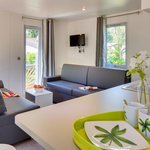 Stacaravan 4 personen - HACIENDA - 2 slaapkamers 6- ZATERDAG