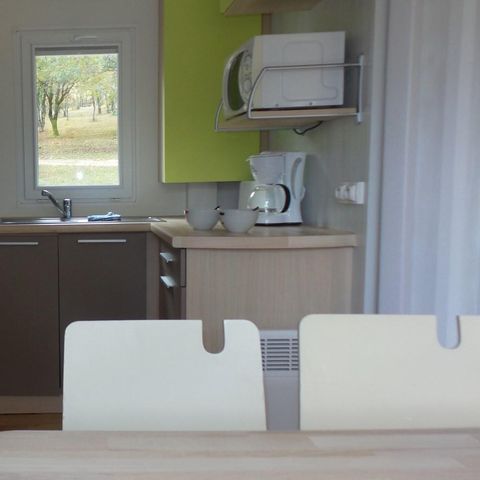 Stacaravan 6 personen - PACIFIC D