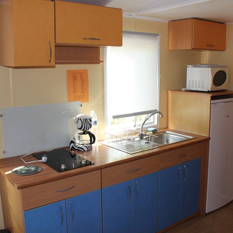 Stacaravan 6 personen - 2 slaapkamers