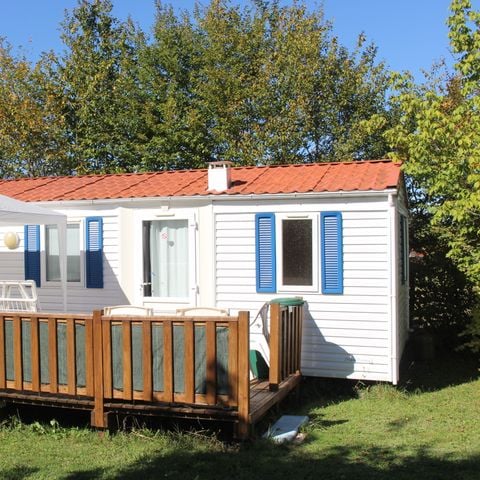 Stacaravan 6 personen - 3 slaapkamers