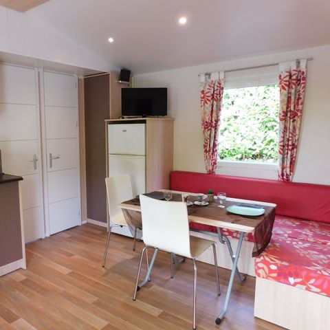 Stacaravan 5 personen - COMFORT + airconditioning en TV