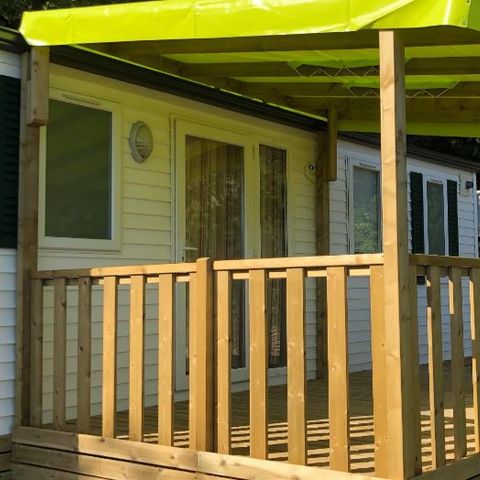 MOBILHOME 5 personas - COMODIDAD + aire acondicionado y TV