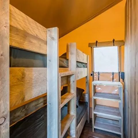 Canvas and wooden tent 4 persons - Woody Lodge 3 Rooms 4 People