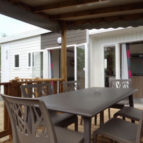 Mobile home 4 persons - Confort + Declik Premium - Air conditioning/TV/Dishwasher - Sunday
