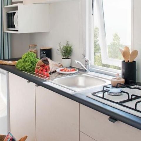 Mobile home 5 persons - Loggia 27m² Air conditioning/TV - Sunday