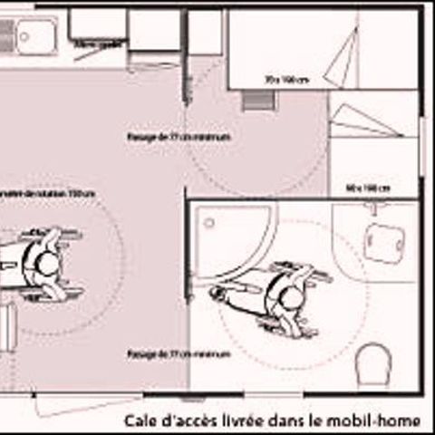 MOBILHOME 6 personnes - Easy/PMR 4/6P