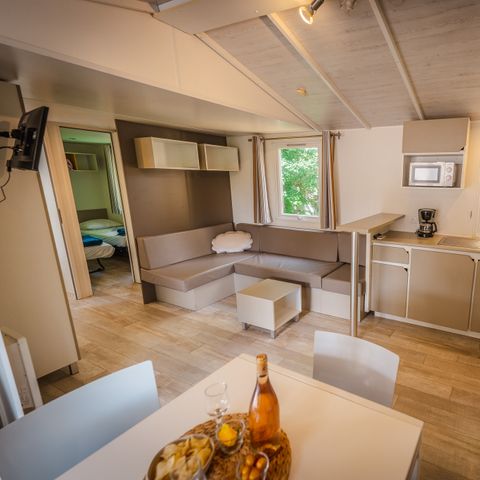 Stacaravan 8 personen - MH4 WELLNESS 38 m²