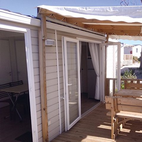 Mobile home 4 persons - Comfort | 2 Bedrooms | 4 Pers | Raised terrace | Air conditioning