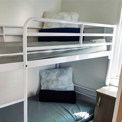 Stacaravan 4 personen - Stacaravan | Comfort | 2 Slaapkamers | 4 Pers. | Verhoogd terras