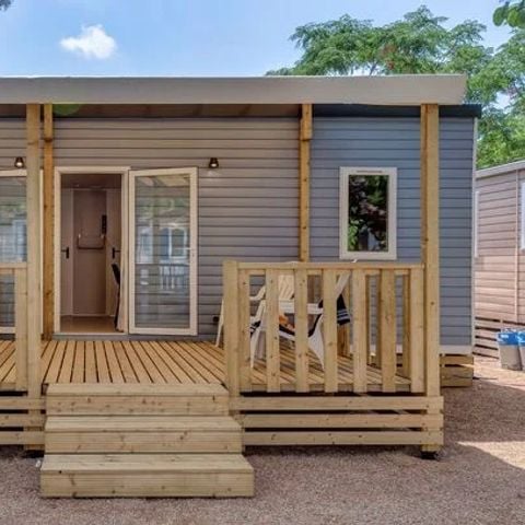 MOBILE HOME 6 people - Comfort XL | 2 Bedrooms | 4/6 Pers. | Raised terrace | Air conditioning