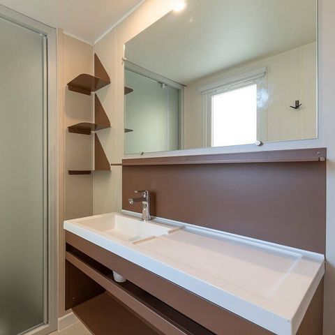 Mobile home 6 persons - Premium | 3 Bedrooms | 6 Pers | Raised terrace | 1 bathroom | Air conditioning