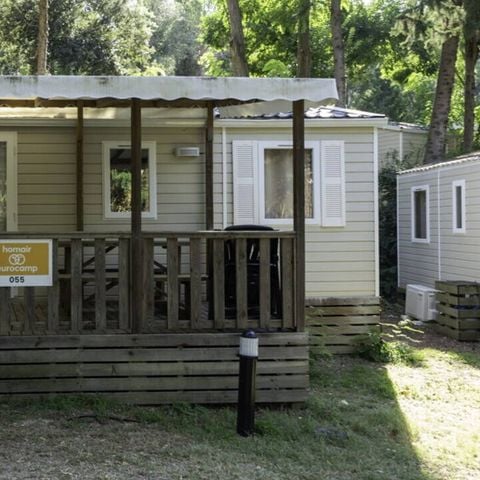 Casa mobile 6 persone - Comfort | 2 Camere da letto | 4/6 Persone | Terrazza rialzata | 1 Bagno | Aria condizionata | TV