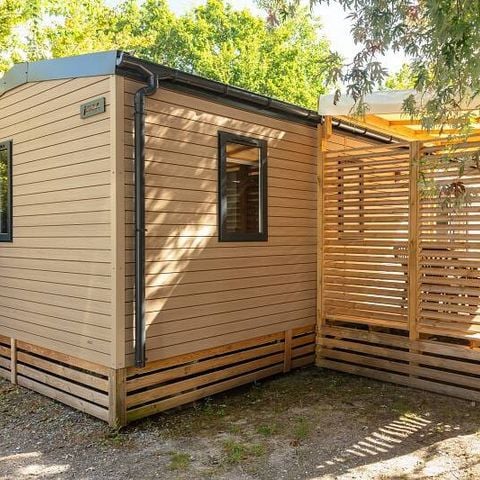 Stacaravan 6 personen - Stacaravan | Premium | 3 Slaapkamers | 6 Pers | Verhoogd terras | Airconditioning | TV