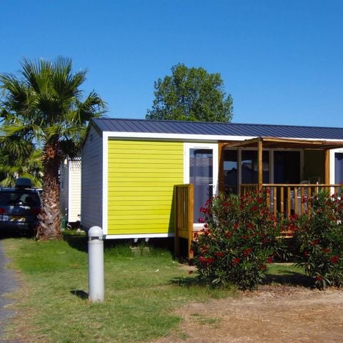 Stacaravan 6 personen - Mobile-home | Comfort | 2 slaapkamers | 4/6 Pers | Verhoogd terras | 2 badkamers | Airconditioning | TV