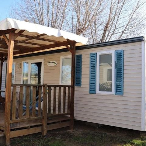 MOBILHOME 4 personas - Mobil home Standard 24-27m² (2 habitaciones) + terraza cubierta + aire acondicionado + TV 4 pers