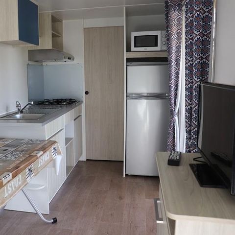 MOBILHOME 4 personas - Mobil Home Confort 29 m2 (2 habitaciones) + aire acondicionado + terraza cubierta + TV 4 pers