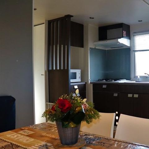 MOBILE HOME 4 people - Comfort mobile home 24-27m² (2 bedrooms) + air conditioning + covered terrace + TV 4 pers