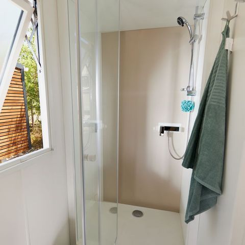 MOBILHOME 4 personas - Mobil-home Premium 33m² (2 hab.) + terraza cubierta + climatización + BT + TV + ropa de hogar 4 personas