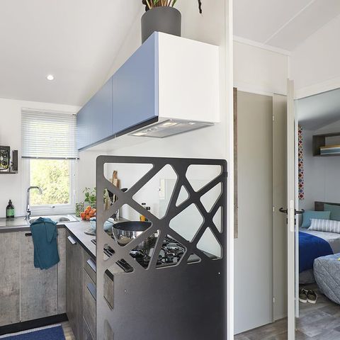 MOBILHOME 8 personas - Mobil-home Premium 40m² - (4ch) - 2 baños- 2 WC + aire acondicionado + LV + terraza cubierta + ropa de cama 8 pers