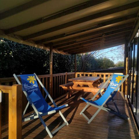 MOBILHOME 8 personas - Mobil-home Premium 40m² - (4ch) - 2 baños- 2 WC + aire acondicionado + LV + terraza cubierta + ropa de cama 8 pers