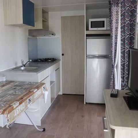 CASA MOBILE 4 persone - Cottage Confort 30m² - (2 camere da letto) - inclusa terrazza integrata di 8m2 + Aria condizionata + TV 4 pers.