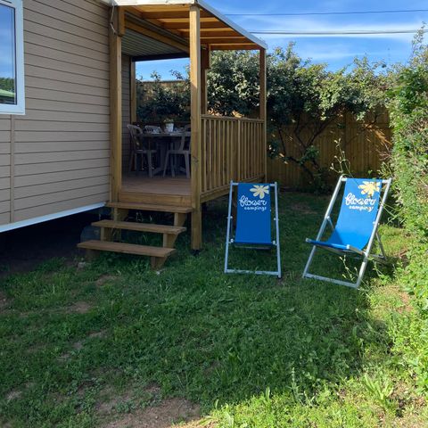 MOBILE HOME 4 people - Mobile-home Loggia Confort 22m2 (2 bedrooms) integrated terrace + air conditioning + TV 4 pers