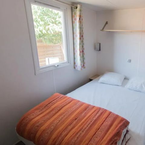 MOBILHOME 6 personas - Confort 29m² (3 habitaciones) + climatización + terraza cubierta + TV