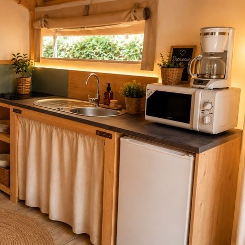 Safarizelt 5 Personen - Zelt Lodge 2 Schlafz. 5 Pers.