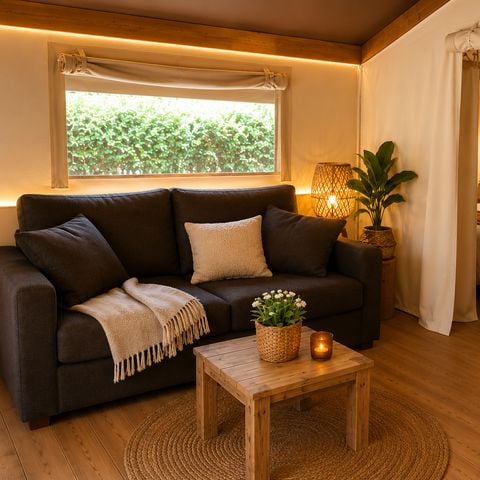 Safarizelt 5 Personen - Zelt Lodge 2 Schlafz. 5 Pers.