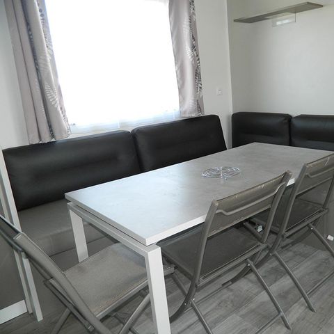 Mobilheim 8 Personen - Mobilheim „Confort“, 36 m² (4 Schlafzimmer) + Terrasse, für 8 Personen
