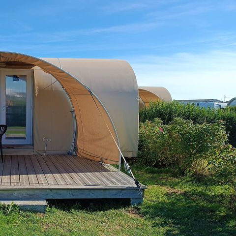 Glampingtent 4 personen - CocoSweet 16 m² (2 slaapkamers) + terras, 4 personen