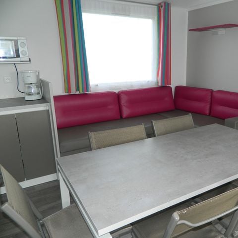 MOBILHOME 8 personnes - PREMIUM 36m² (3 chambres) + Terrasse - vue mer