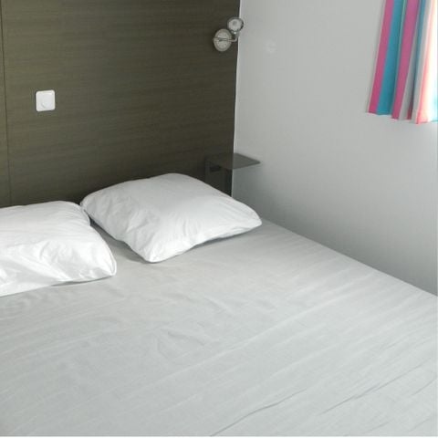 Stacaravan 8 personen - PREMIUM 36m² (3 kamers) + Terras - Zicht op zee