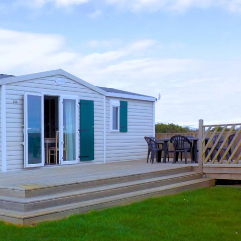 MOBILHOME 6 personas - Premium 40m² (3 dormitorios) + Terraza - vista al mar