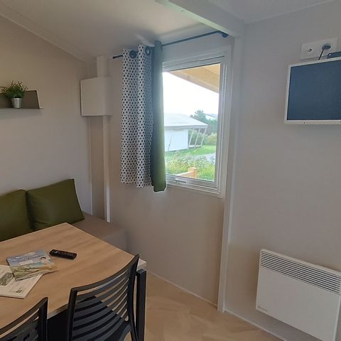 Mobilheim 4 Personen - Mobilheim „Confort“, 20 m² (1 Schlafzimmer) + Terrasse, für 2–4 Personen