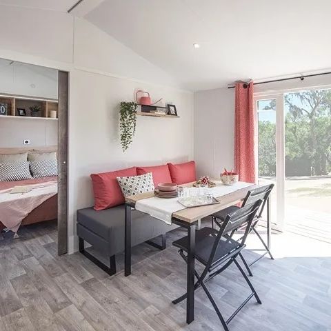 MOBILHOME 6 personas - PMR Premium 31m² (2 habitaciones) + Terraza