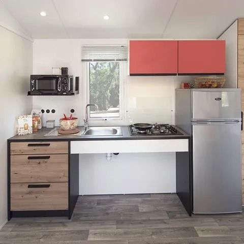 MOBILE HOME 6 people - Premium 31m² mobile home for people with reduced mobility (2 bedrooms) + terrace, sleeps 4–6