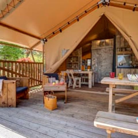Safaritent 5 personen - Lodge 4p 2bed ****