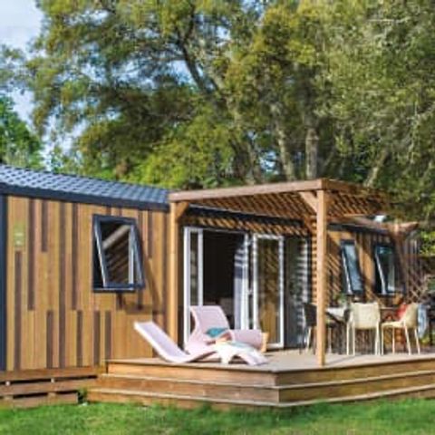 Mobilheim 6 Personen - Cottage Mimosas 6p 3ch 2SdB Clim Premium