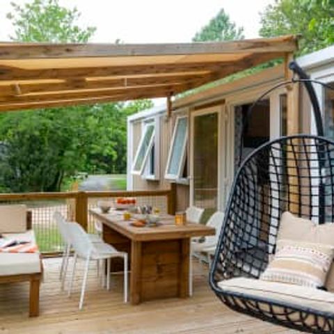 Mobilheim 5 Personen - Cottage Roselière 6p 3ch 2SdB Premium