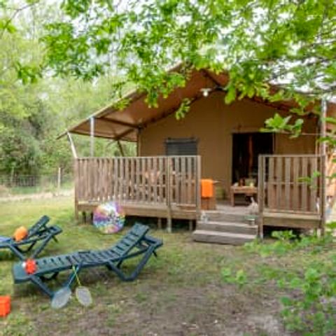 TENDA IN TELA E LEGNO 7 persone - Lodge Safari 7p 3ch ****