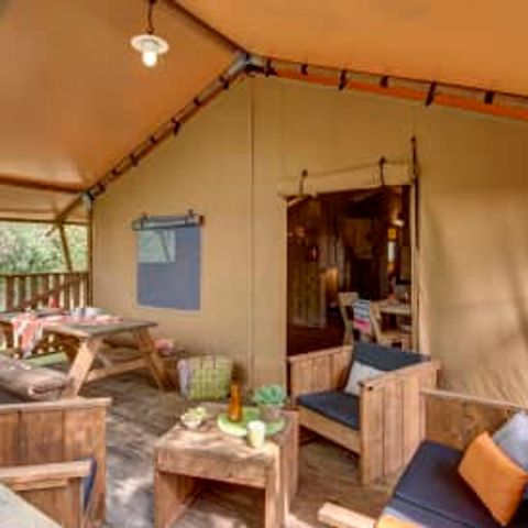 TENDA IN TELA E LEGNO 7 persone - Lodge Safari 7p 3ch ****
