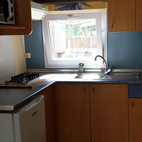 Stacaravan 4 personen - Stacaravan Standard Ideal 21m² 2 kamers - zonder airconditioning 1/4 pers